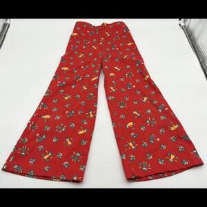 28. Buster Brown Kids Toddler Pants Vintage Red Size 6 Unisex Bell bottoms